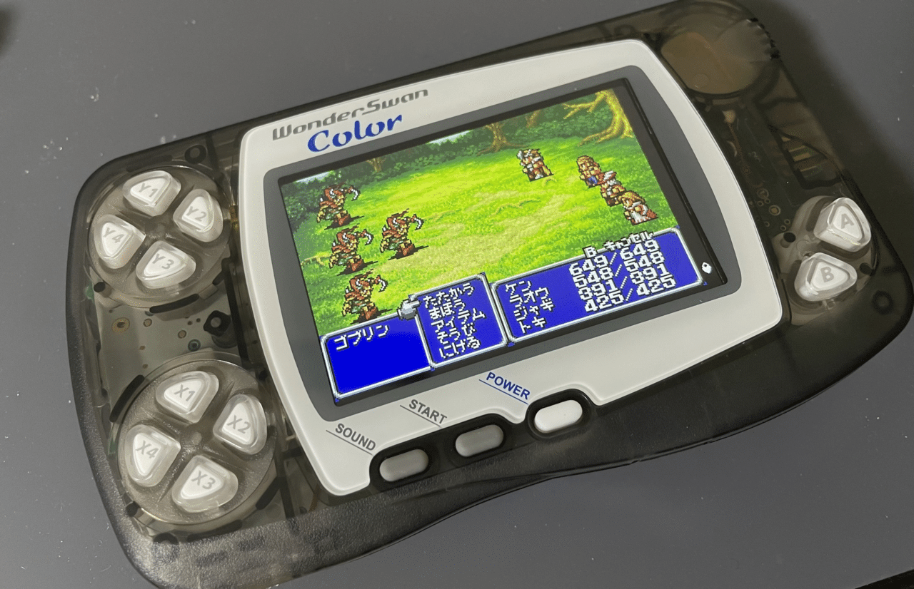 ワンダースワンカラーをIPS液晶化・タクトスイッチ化してみた|ポート0