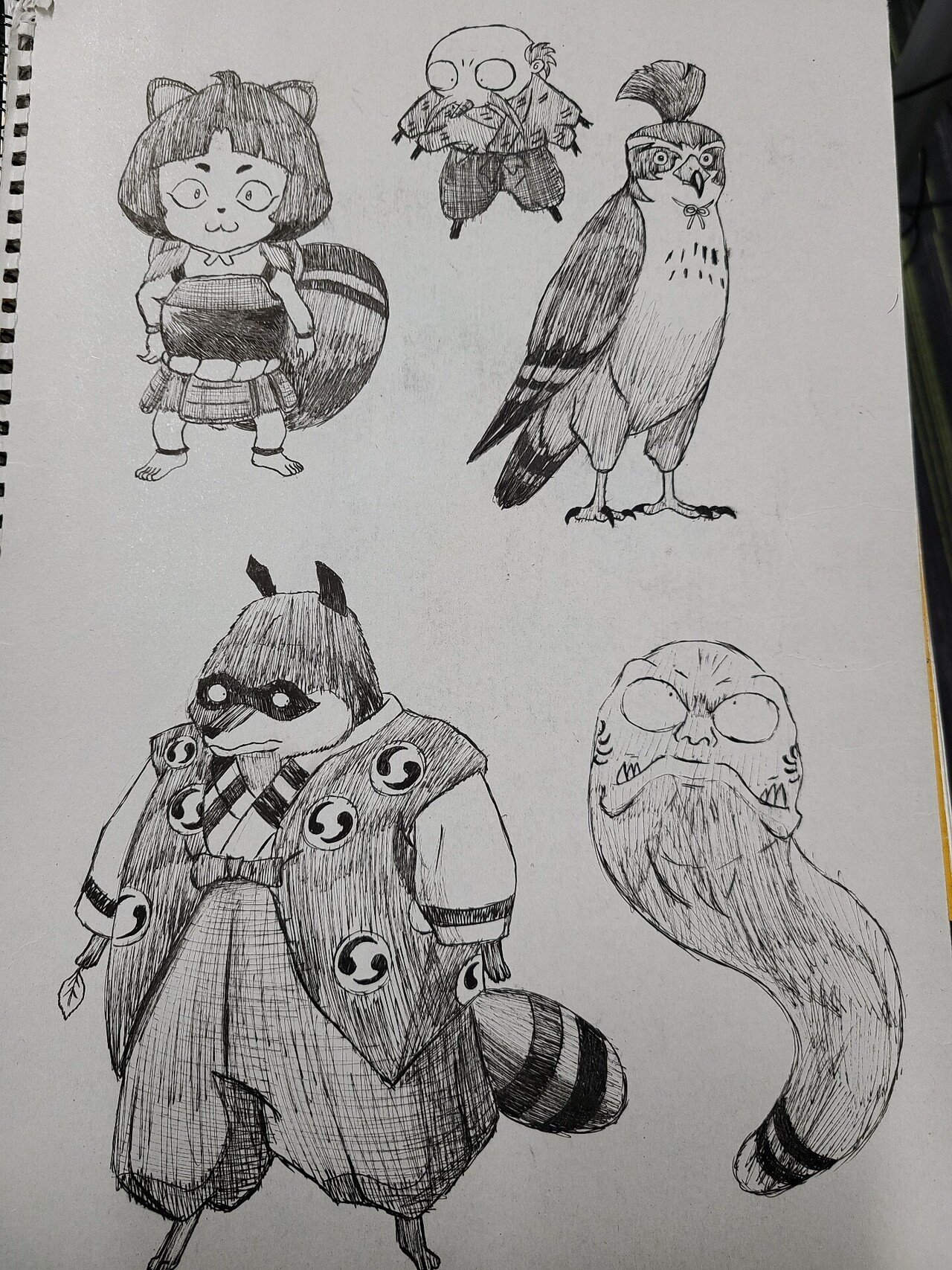 イラスト マンガなどのキャクターのオリジナルイラストの練習方法 模 大学編 どうぶつくん Note