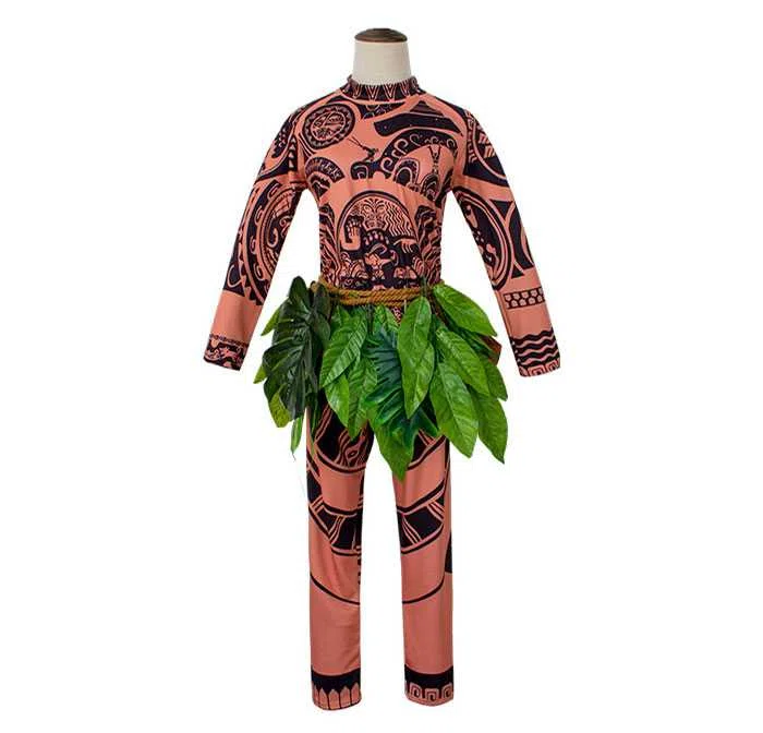 モアナと伝説の海 ディズニー マウイ ハロウィン 大人 子供用コスプレ