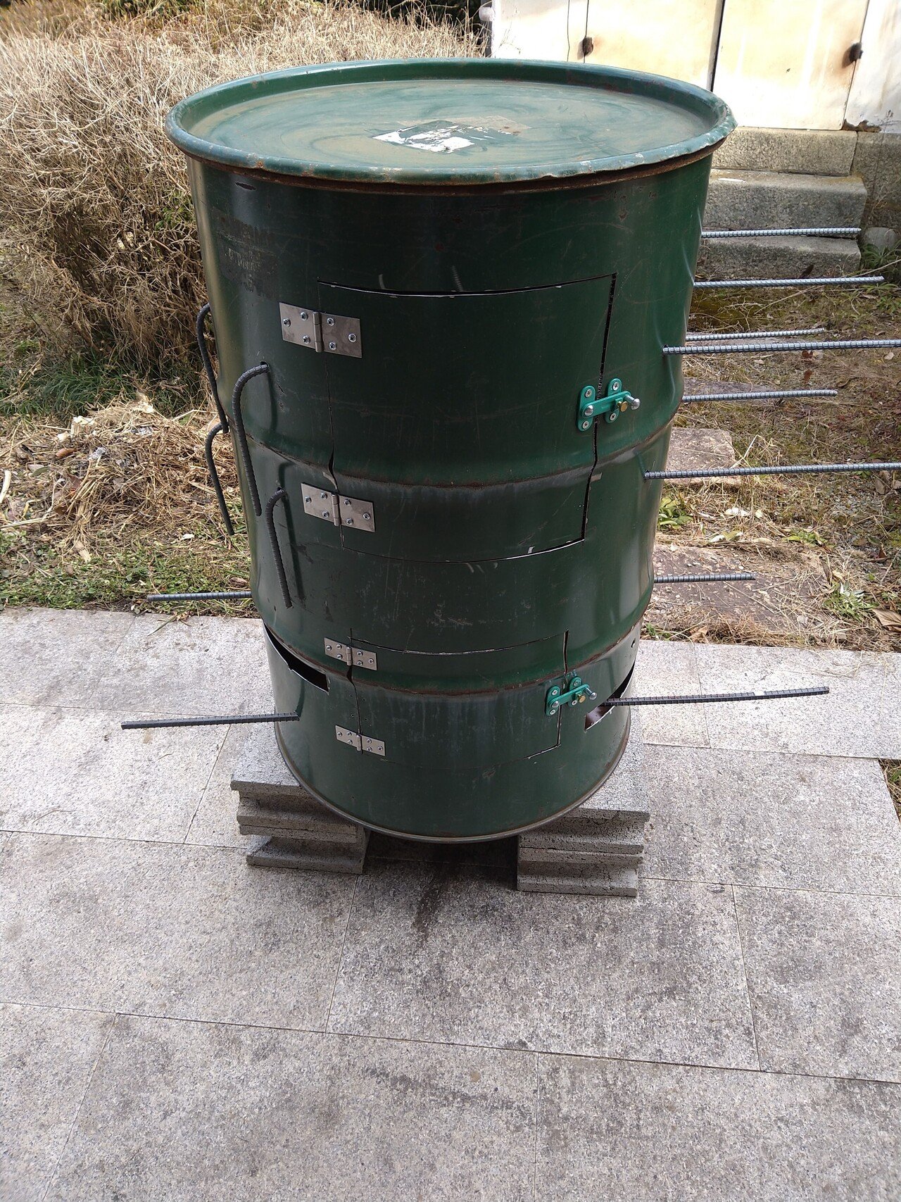 ドラム缶焼き芋焼き器｜元地域おこし協力隊 近藤