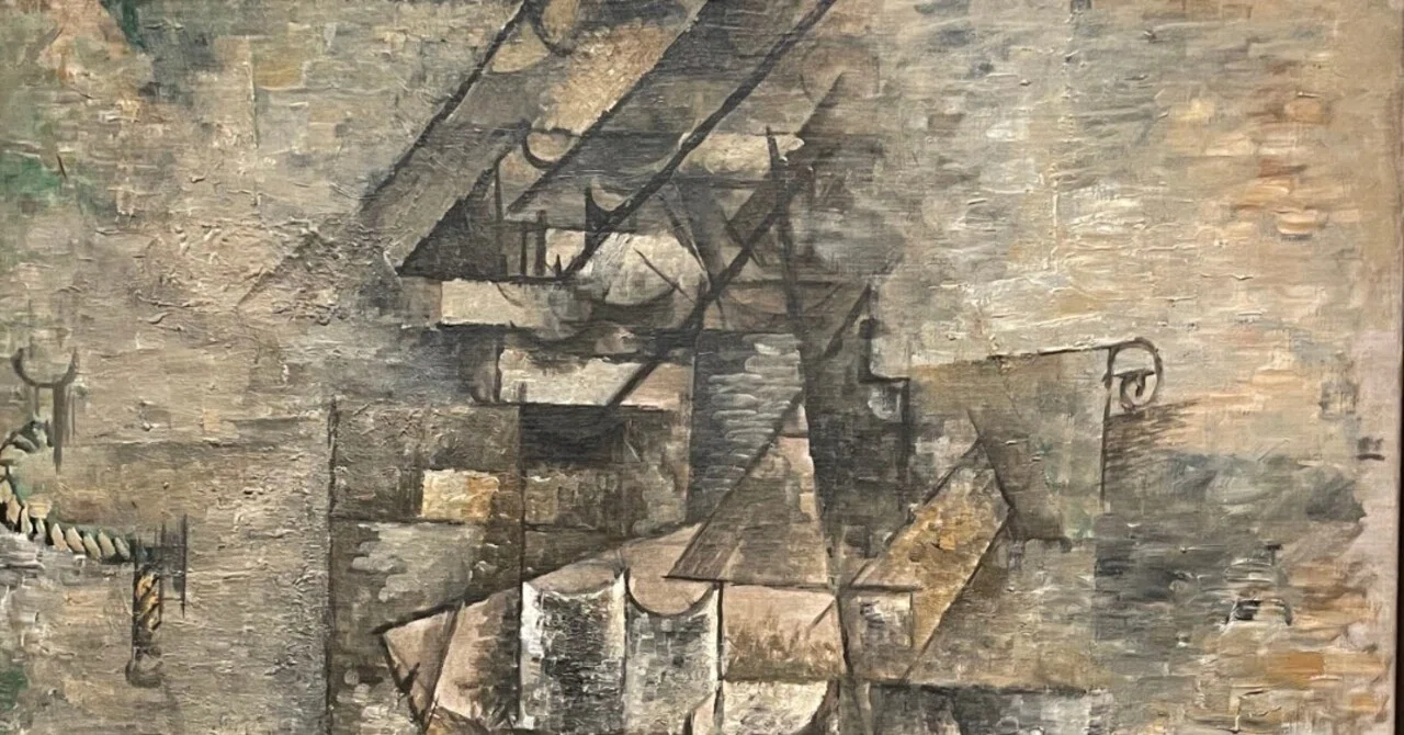 ジョルジュ・ブラック（Georges Braque）作『Man with a Guitar