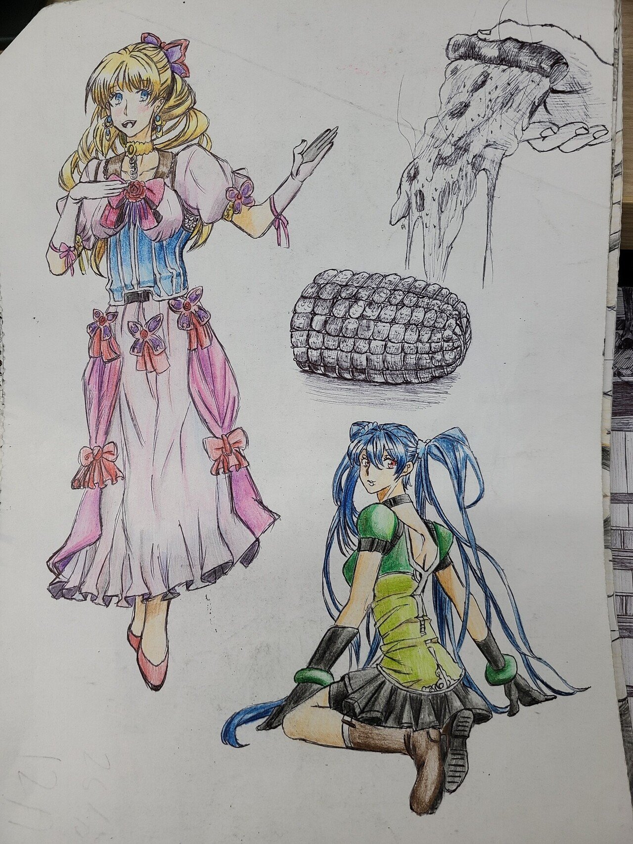 イラスト マンガなどのキャクターのオリジナルイラストの練習方法 模 大学編 どうぶつくん Note