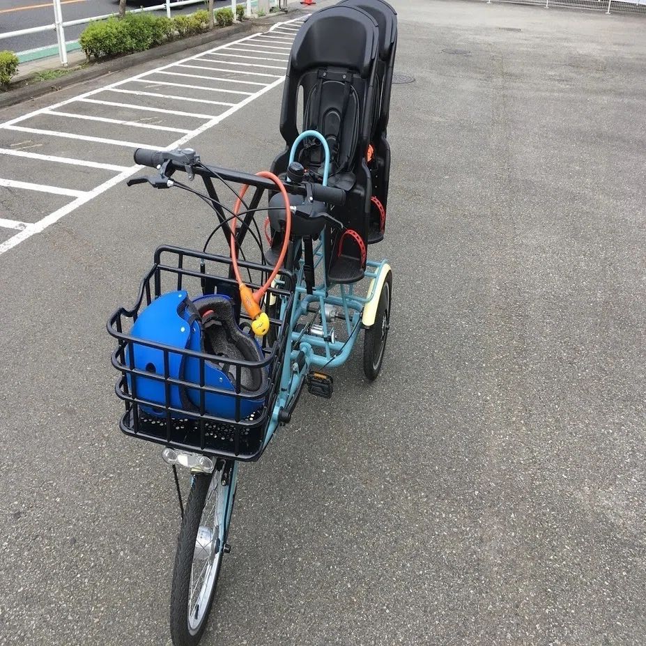 ふたごじてんしゃ アシスト無し 整備点検済み 双子 年子 子供乗せ 