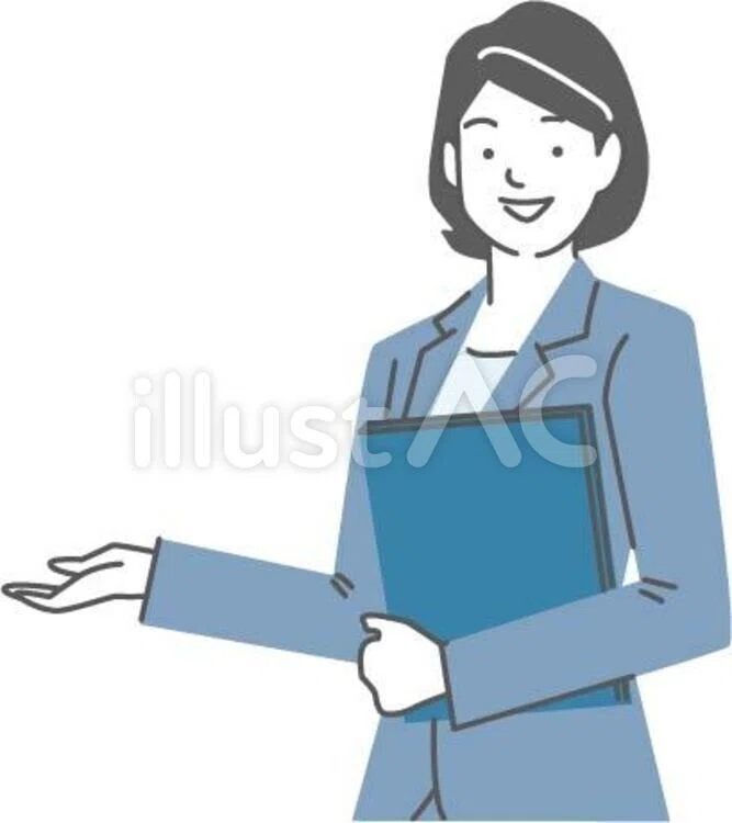 新作 イラスト素材 営業 女性社員 イラスト素材を描いてます Note
