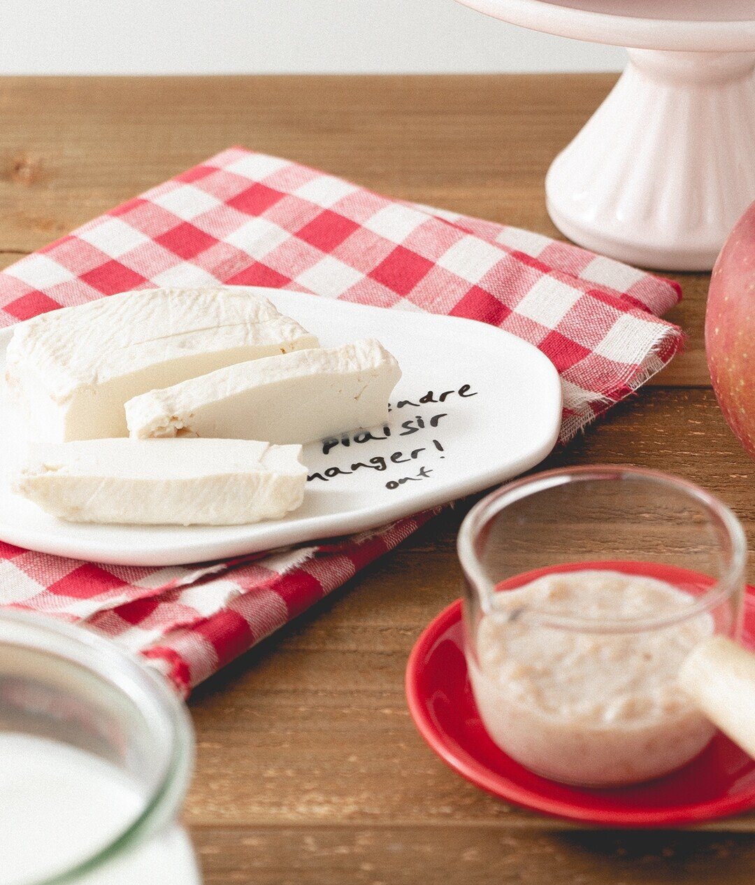 りんご ヨーグルト 豆腐で作る濃厚チーズケーキ風スイーツ 手作り犬おやつレシピ 単品購入 いちかわあやこ 犬ごはん先生 Note
