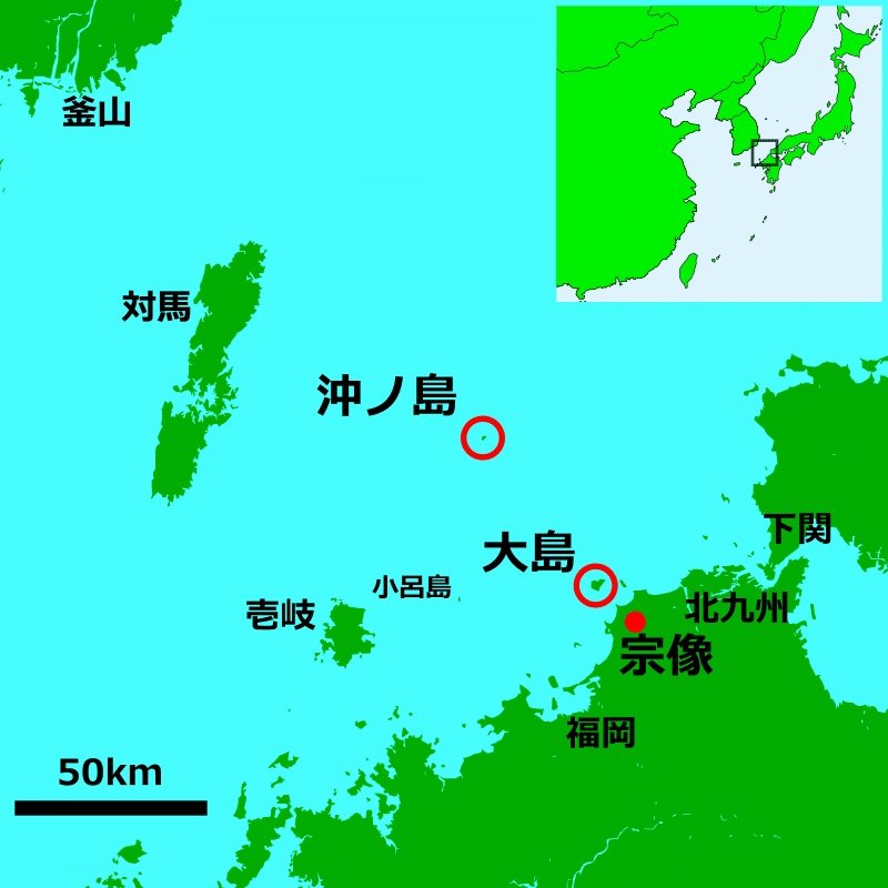 沖の鳥島位置