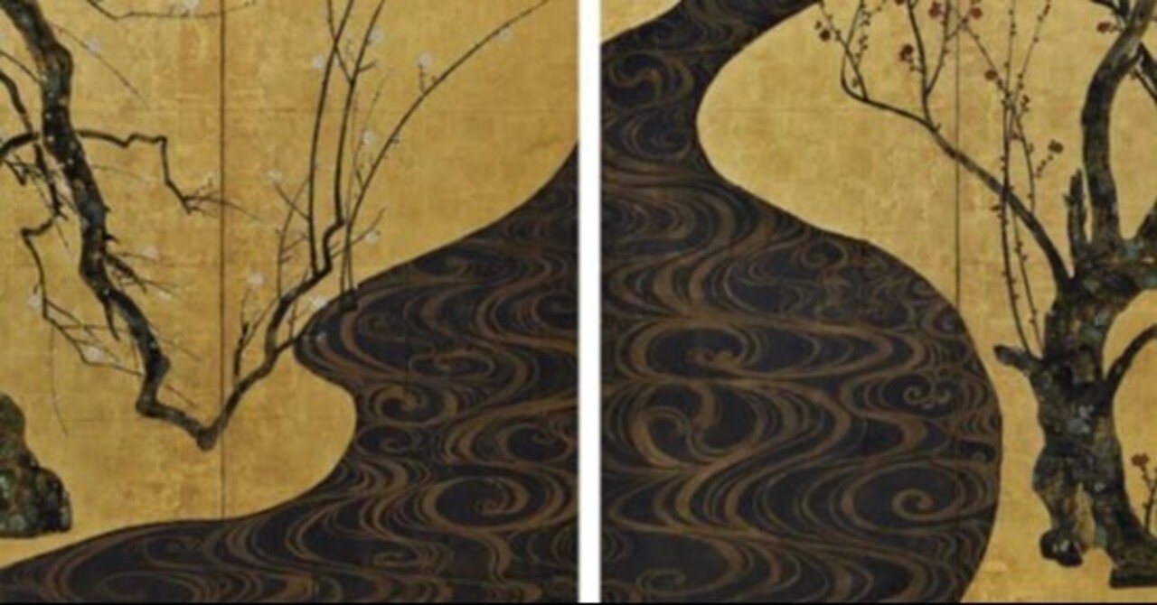 尾形光琳〜酔狂の波間から光を握る〜｜ふでねこ