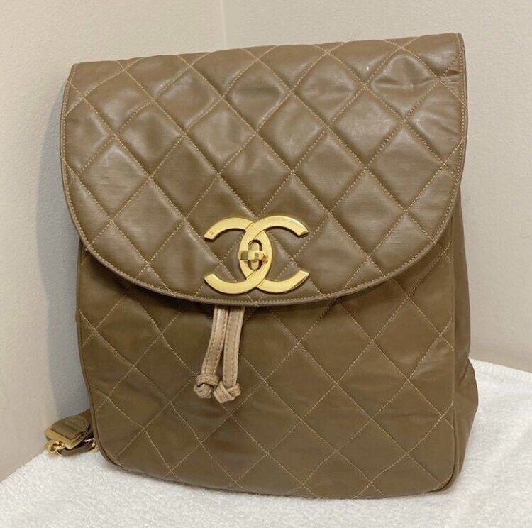 CHANEL ヴィンテージ シャネル リュックサック マトラッセ 黒