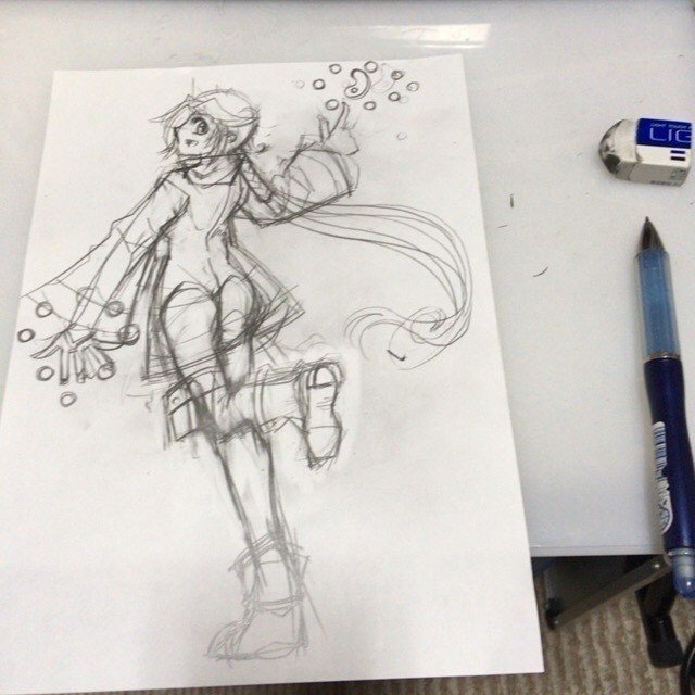 ひさびさにアナログで絵を描いてました そのうちこれも仕上げよう イヨ様はペン入れ まで終了です しかし仕上げてない絵がどんどん増えていく 浜田さな Note ひさびさにアナログで絵を描いてました そのうちこれも仕上げよう イヨ様はペン入れ まで終了です しかし仕上げてない絵がどんどん増えていく 浜田さな Note