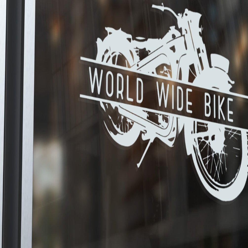 ロゴデザイン レトロなバイクをモチーフとしたバイク屋さんのロゴデザイン Idw Note