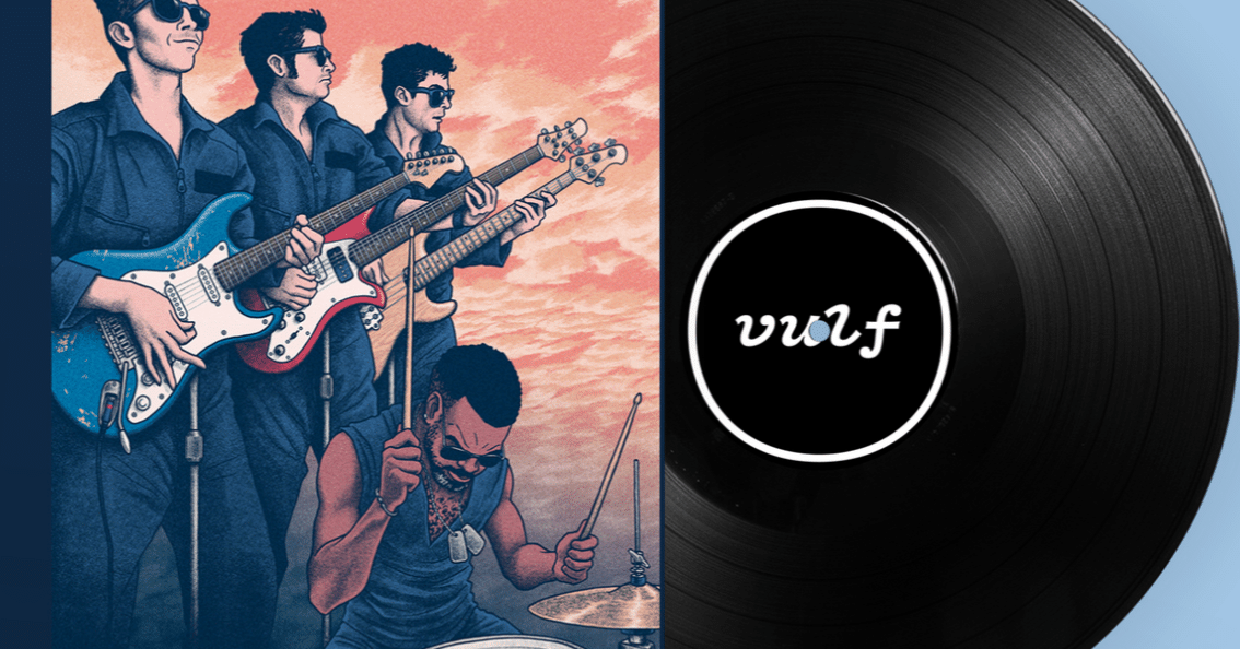 JOE DART SIGNED “THE FEARLESS FLYERS III” VINYL RECORD