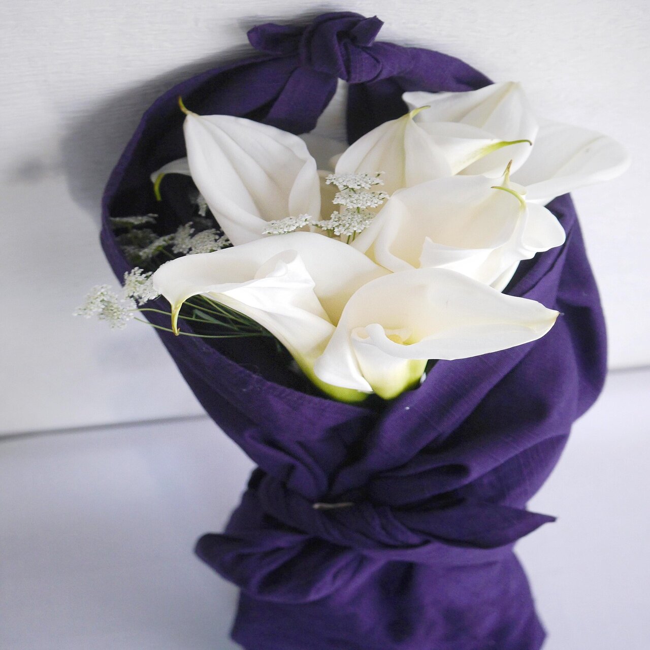 エシカルにオシャレに花束を包む 贈る ふろしき編 花贈りロマン Calla Note