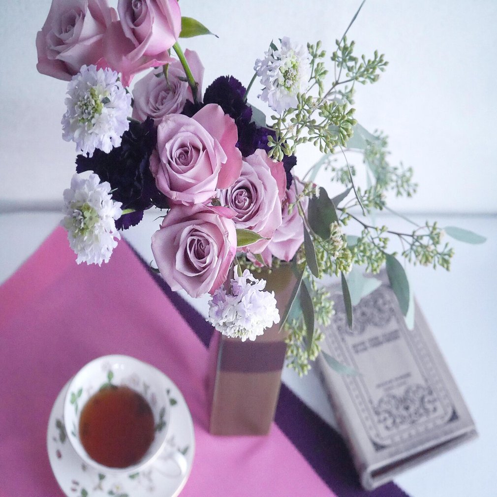 エシカルにオシャレに花束を包む 贈る ふろしき編 花贈りロマン Calla Note