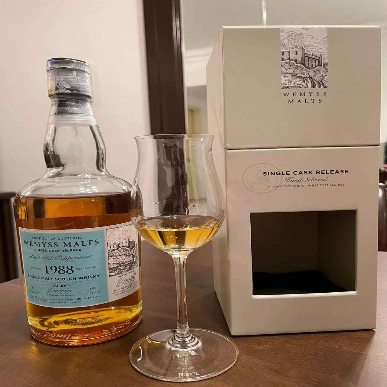 Wemyss Malts Bowmore 31年 1988 Peat & Peppermint (ABV 50.2%)｜Joe