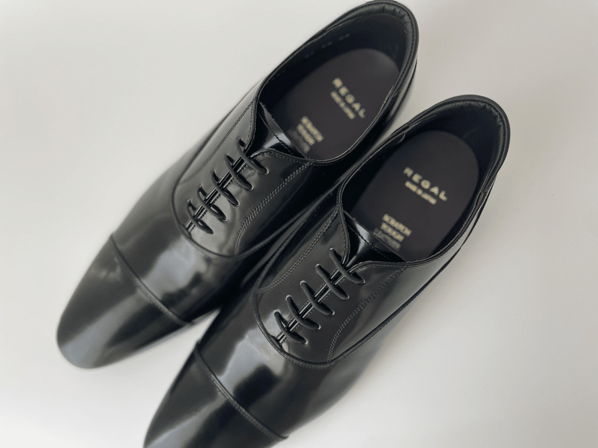 REGAL 革靴　おしゃれ　新品未使用 革靴“REGAL（リーガル）”×セイコー プレザージュ】レザー