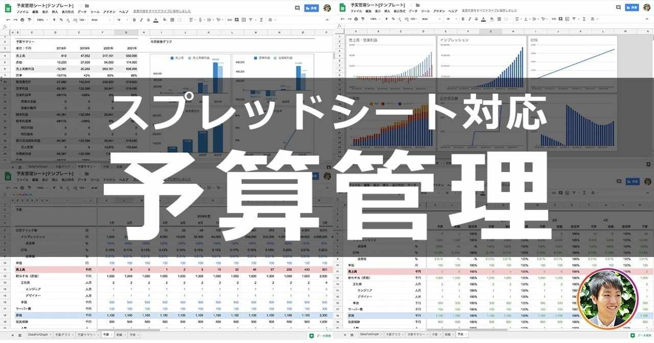 無料公開 スタートアップ向け予算管理テンプレート Yusuke Note