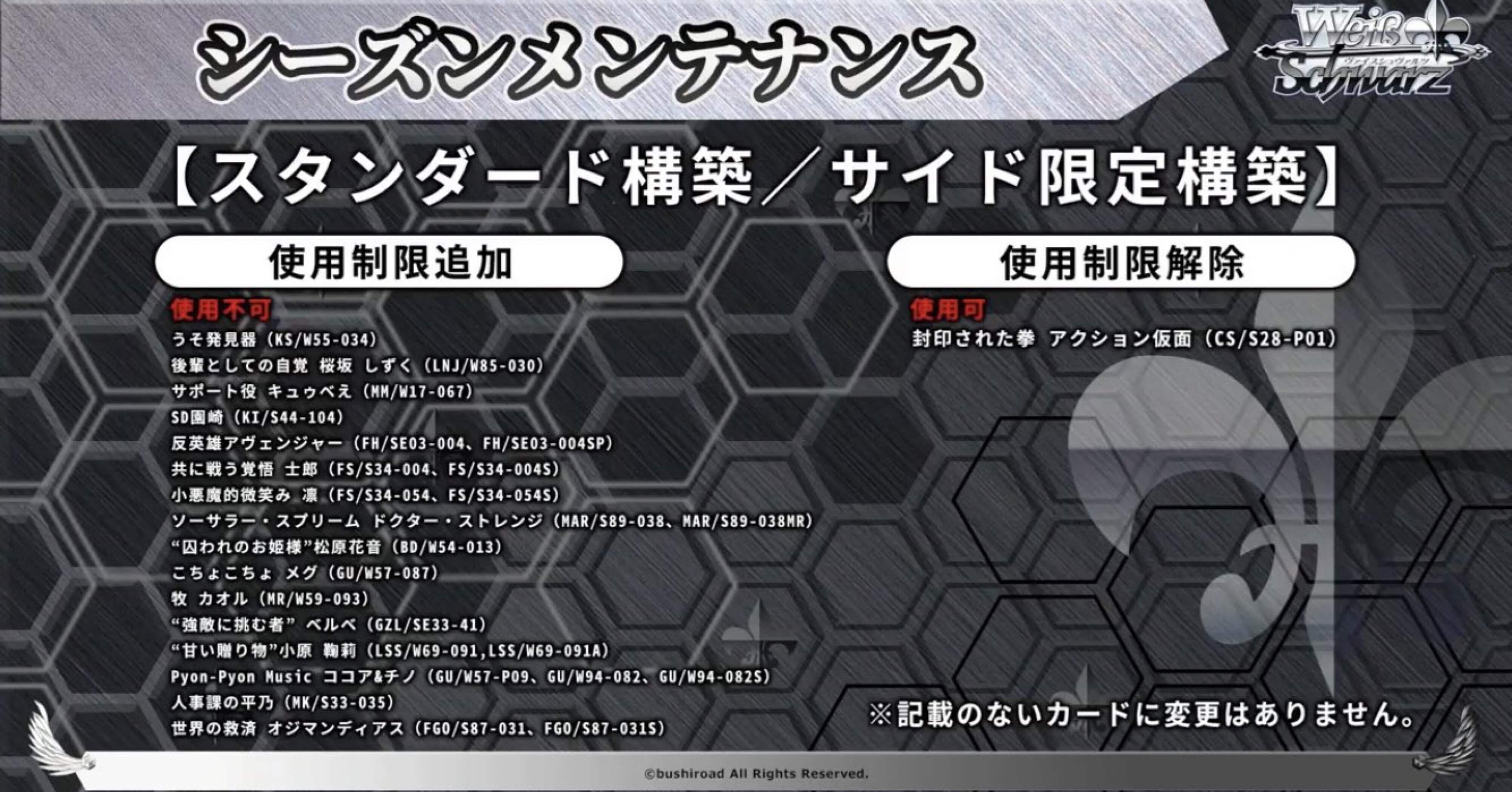 凶悪な無限ループ完全に死んだし、スタンダードをカジュアルに組むの