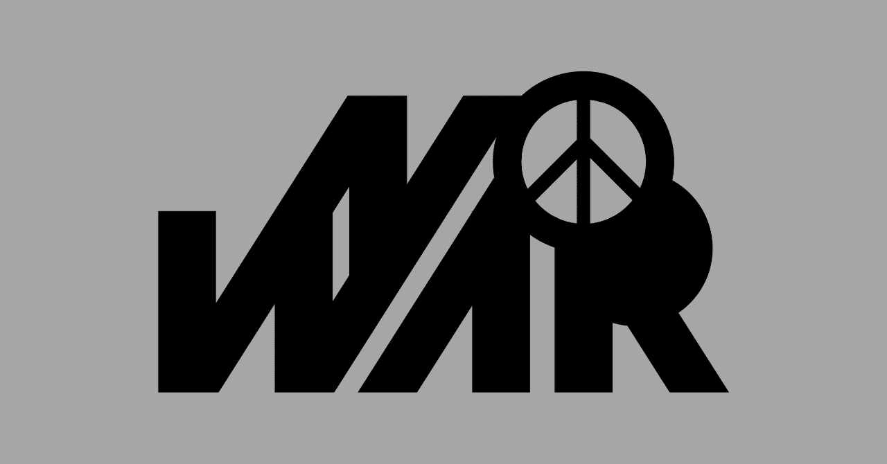 No War Peace Symbol 現況への小さなアクション Takahiro Ito Note