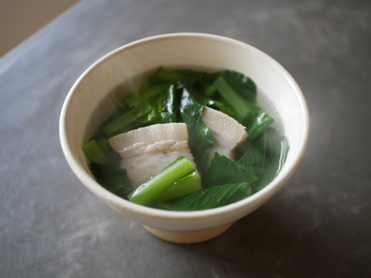 22 3 9 手作りベーコンと小松菜のスープ めんどくさいから楽しい 有賀 薫 Note 22 3 9 手作りベーコンと小松菜のスープ めんどくさいから楽しい 有賀 薫 Note