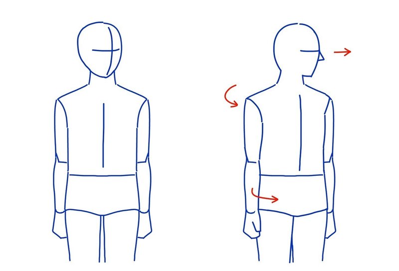 自然なポーズの人物を描くポイント 5つ ゴン イラストレーター Note 自然なポーズの人物を描くポイント 5つ ゴン イラストレーター Note