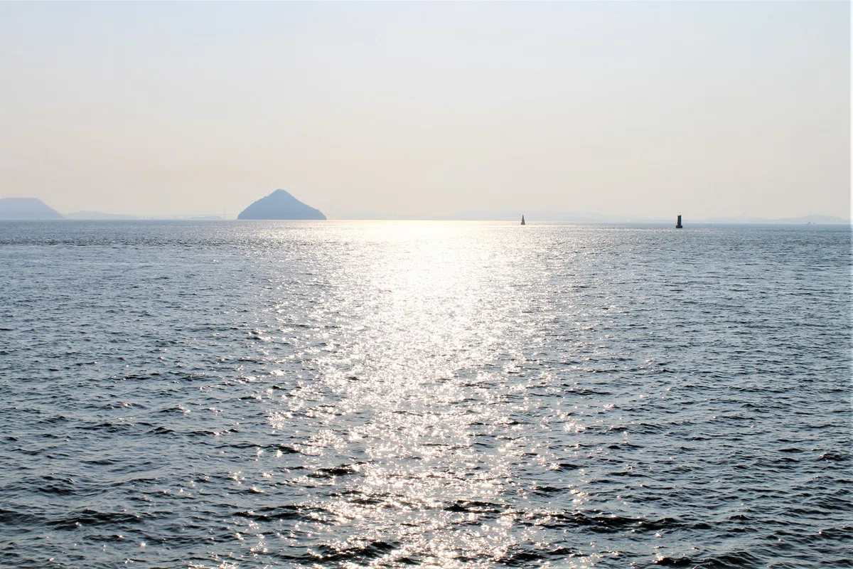 直島夕景10
