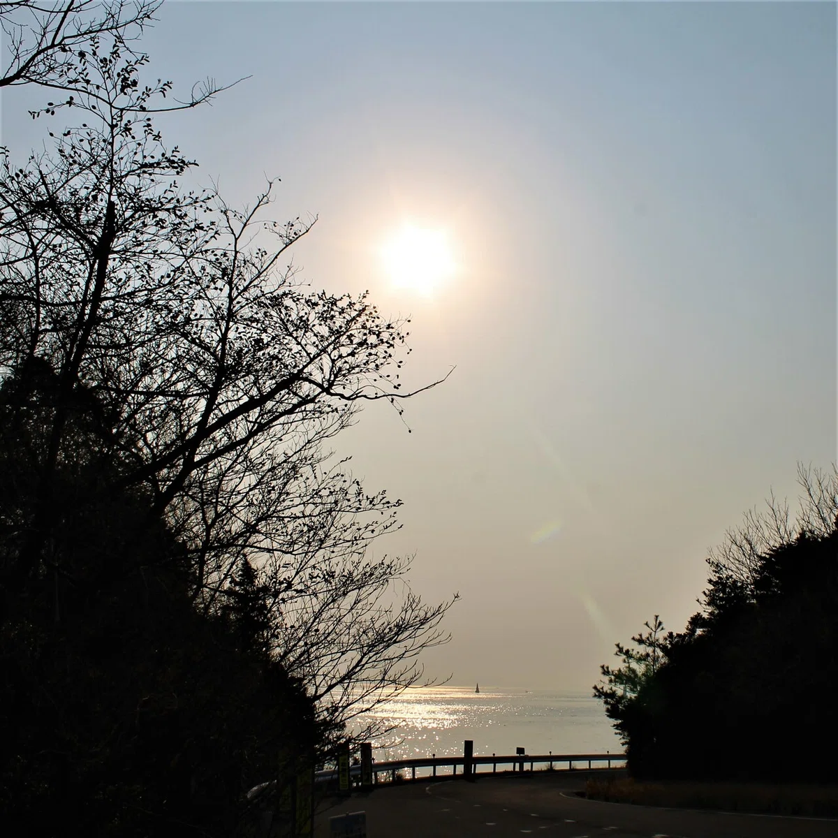 直島夕景01