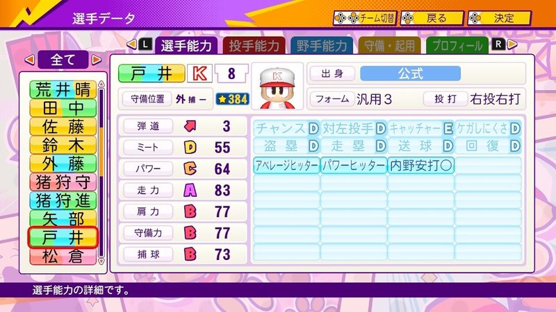パワポケｒに収録されているサクセスキャラの能力紹介 パワポケｒ Akito Note
