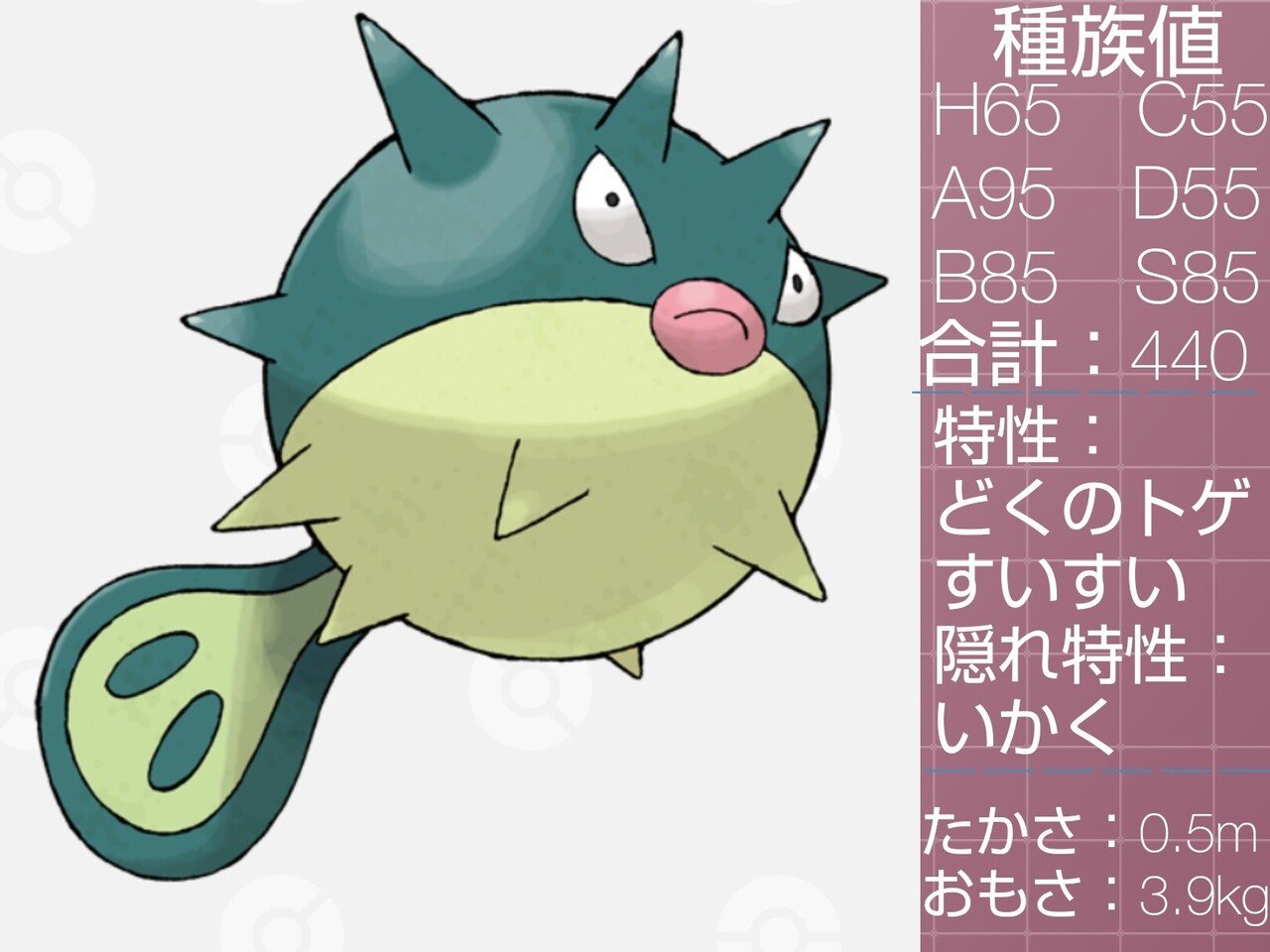 どくのトゲを持つポケモン達 リユルン Note