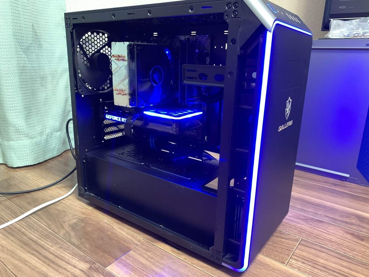 売却用自作PCその1 ガレリアだったものをガレリアっぽいPCにする 