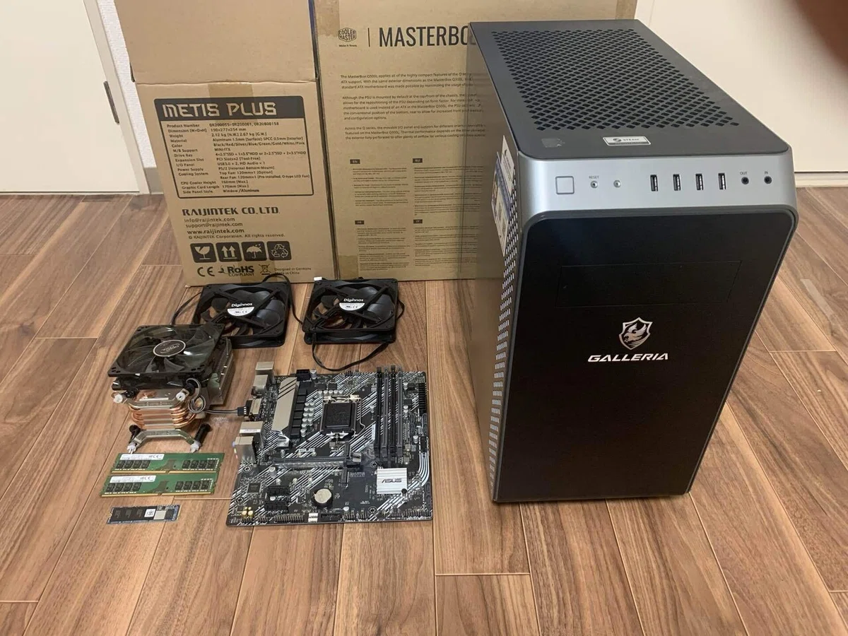 GALLERIA XA5R-R37 5600X搭載 ゲーミング PC ガレリア（売却用自作PC 