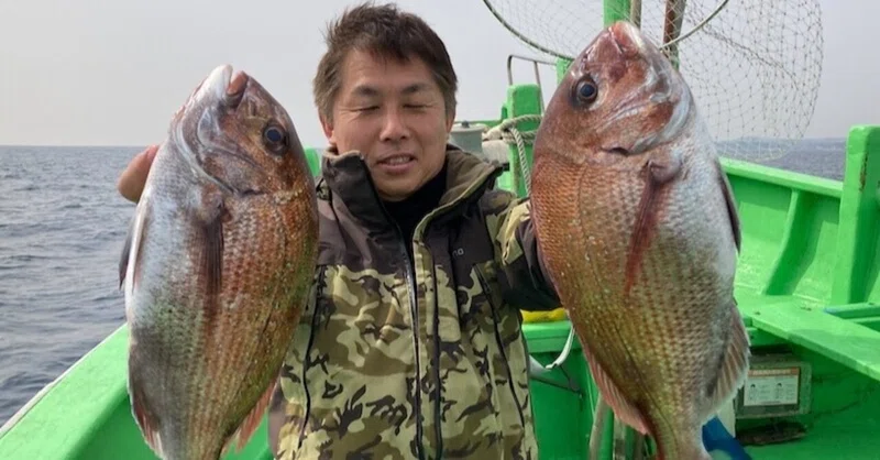 真鯛最大1 5kg トップ2枚 あまさけや丸 Note