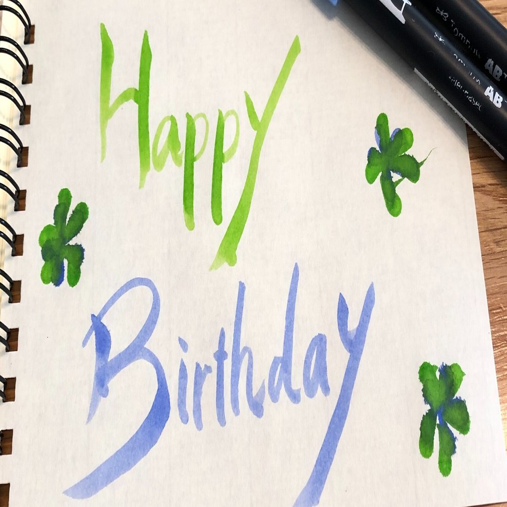 手書きをたのしむbirthdayカードのデザイン集 島田春美 ママのみかたひだまりキッチン はるみlab Note