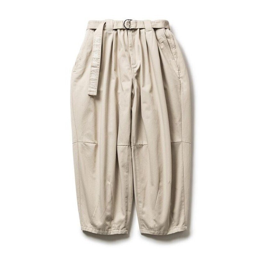 tightbooth タイトブース ヘリンボーン コットン バルーンパンツ　L TIGHTBOOTH / タイトブースからHERRINGBONE BALLOON PANTS