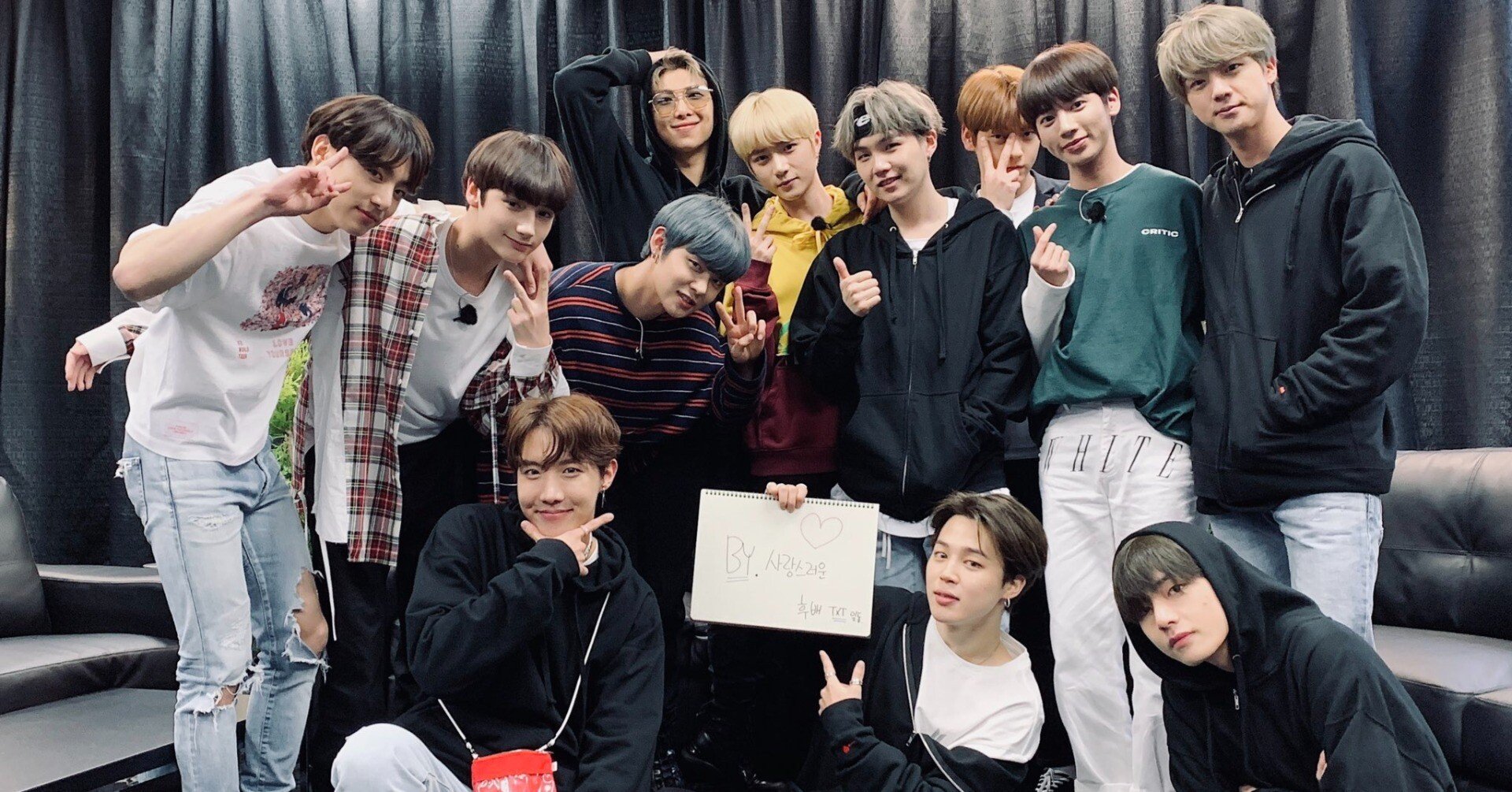 BTS・TXT】ジンくん！スビンちゃん！おめでとう·˖✶ (スキズの