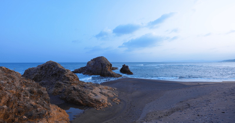 自然のこと25 [自然音と4K映像] 小浜海岸猫島（島根）の早朝／2022.3.5／啓蟄