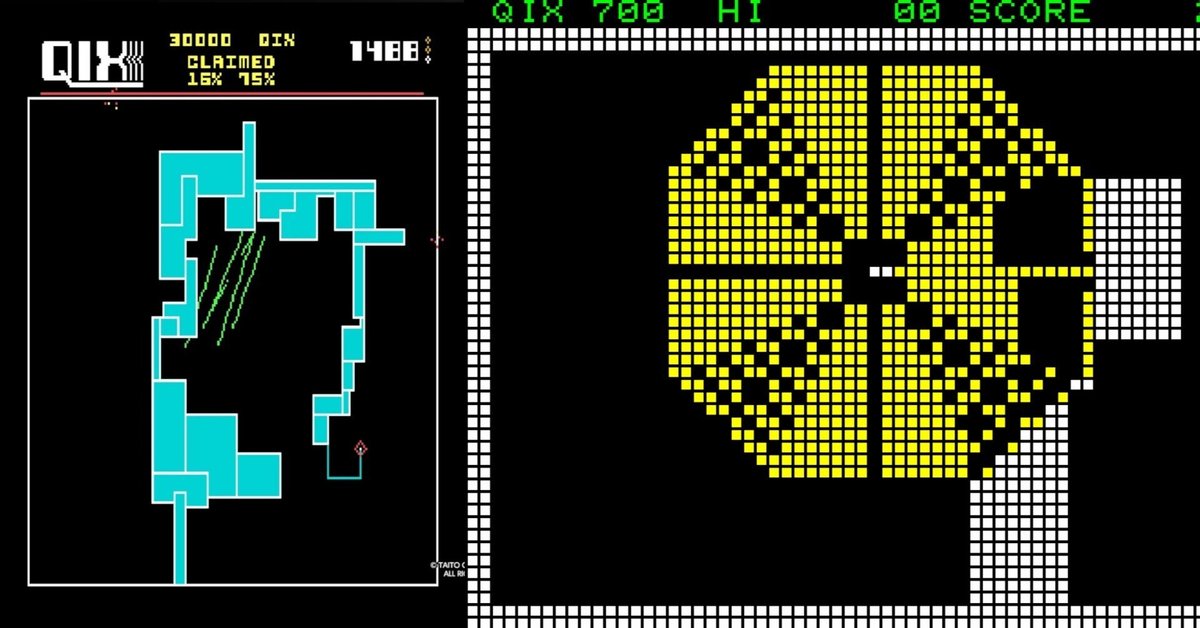 QIX』屈辱を晴らしたアケアカ版、驚異の移植MZ-700版|つかさん QIX』屈辱を晴らしたアケアカ版、驚異の移植MZ-700版|つかさん