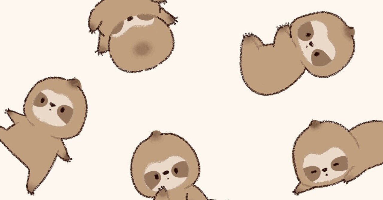 スマホ壁紙イラスト ナマケモノ 水都ミナ みなとみな Note スマホ壁紙イラスト ナマケモノ 水都ミナ みなとみな Note