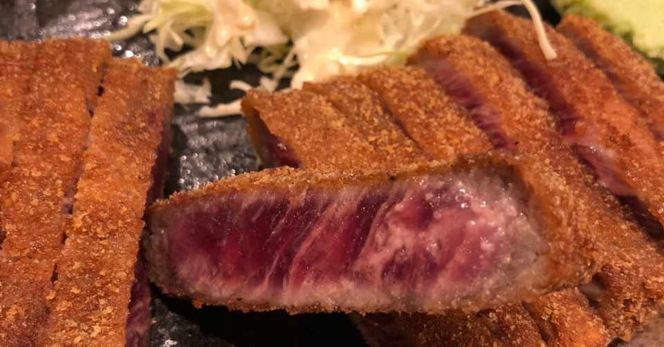 牛かつ もと村 新宿三丁目 西野サシミ Note