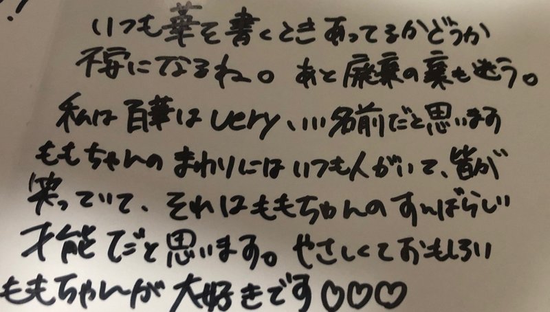 名前の意味づけ もも Note