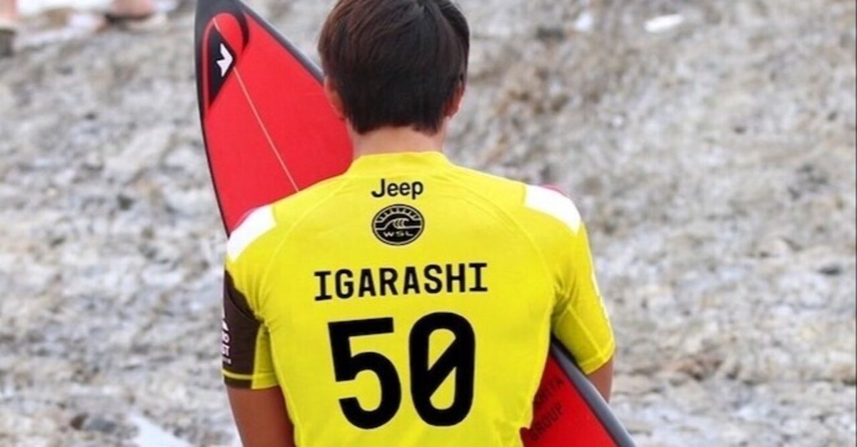 WSL 五十嵐カノア選手 公式ジャージ