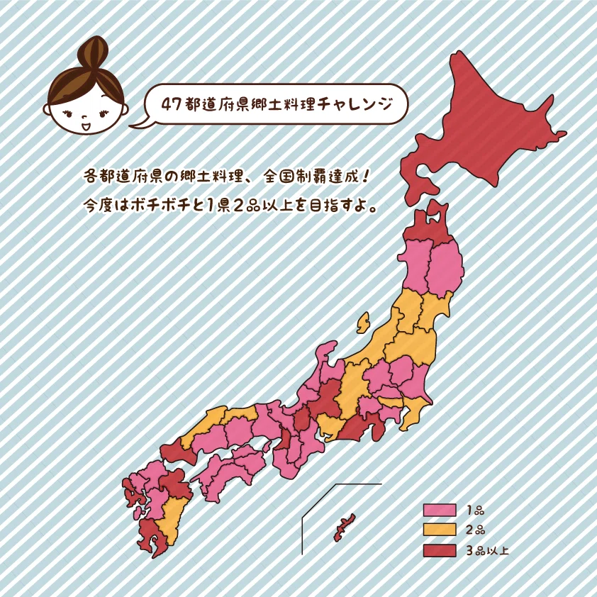 47都道府県郷土料理チャレンジ20220321