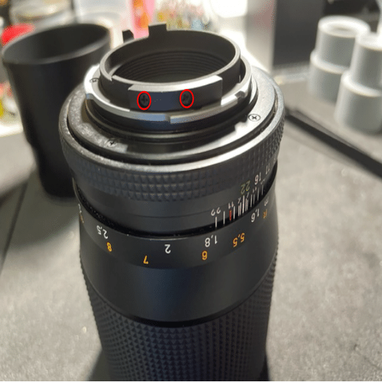 CONTAX CARL ZEISS SONNAR 135mm F2.8 T* MMJ 分解｜FWP_office