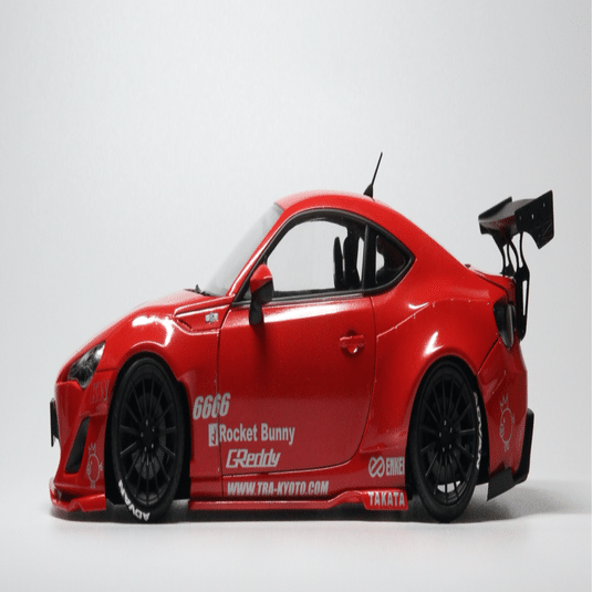 アオシマ 1/24 トヨタ ロケットバニー 86 全塗装 完成品 アオシマ 1/24 トヨタ ロケットバニー 86 全塗装 完成品