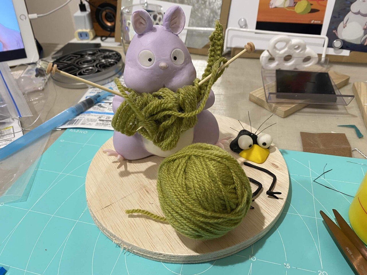 坊ネズミ毛糸編み フィギュア 坊ネズミ毛糸編み フィギュア 千と千尋の神隠し 坊ネズミ 編み方 | TikTok