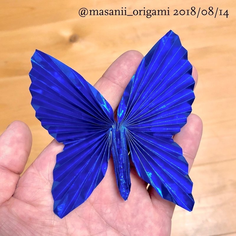 折り紙の構造美をビシビシ感じる Abrahamさん考案 ちょうちょ まさにぃ Note 折り紙の構造美をビシビシ感じる Abrahamさん考案 ちょうちょ まさにぃ Note