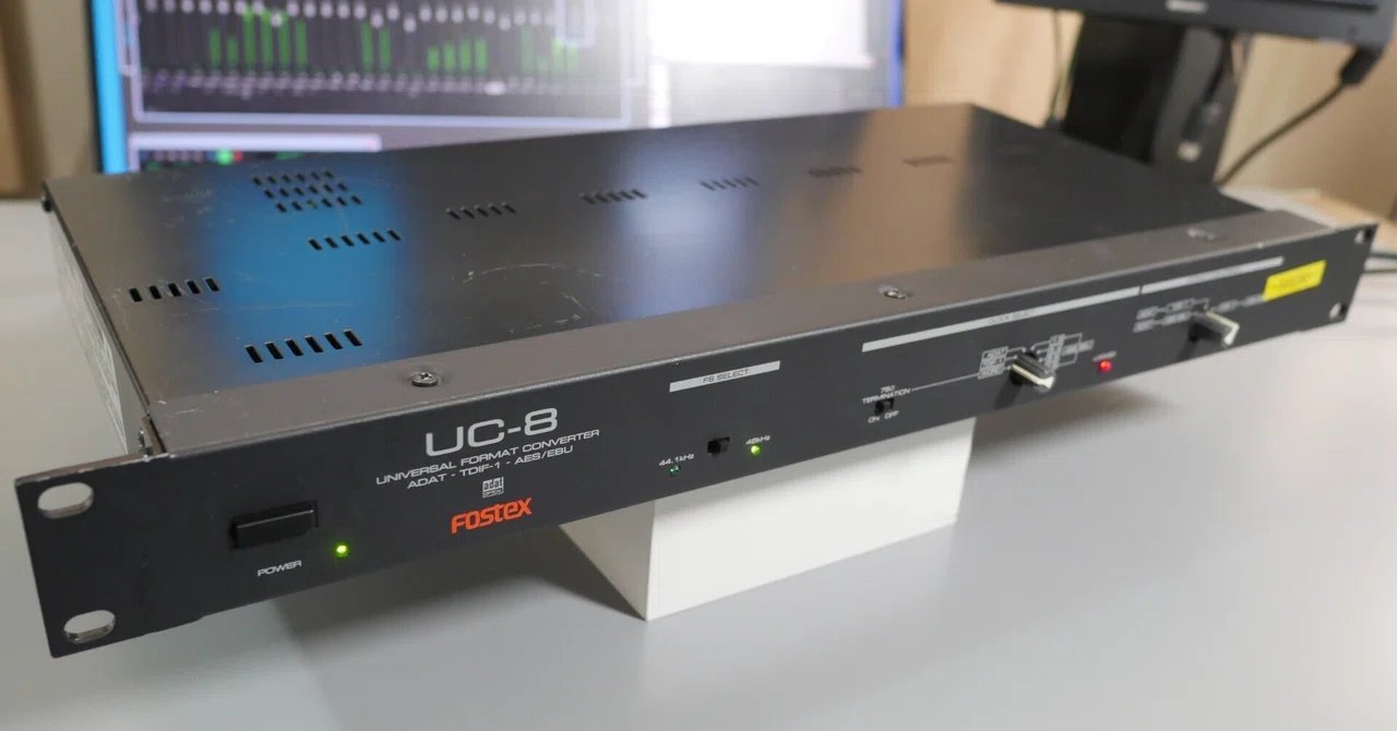 なんとか修理できました。デジタルフォーマットコンバーターFostex UC