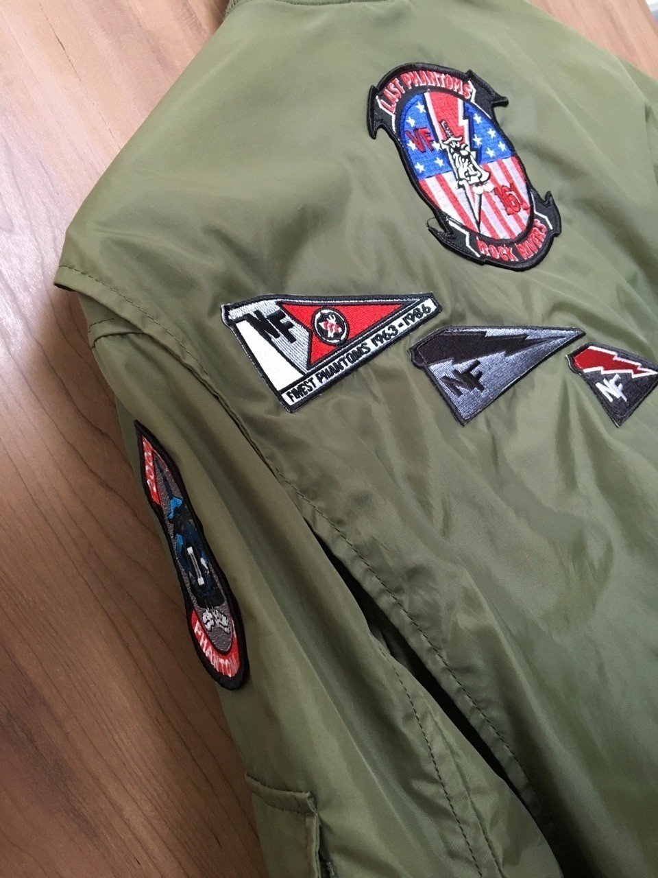 希少 60s MAー1 縦ステッチ 米軍実物 パッチカスタム フライトジャケットをカッコ良くカスタムする！｜でぃーぷ