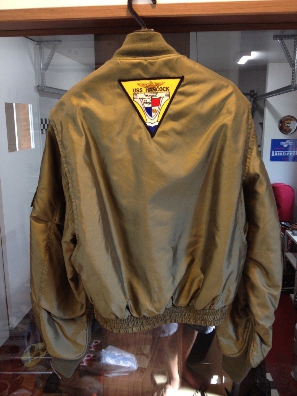 希少 60s MAー1 縦ステッチ 米軍実物 パッチカスタム 古着 90s USA製 PATRIOT UNIFORMS MA-1 82790F 「縦ステッチ
