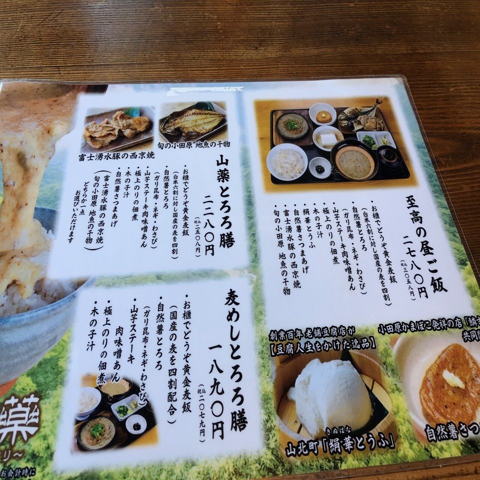 自然薯の森 山薬 とろろご飯 山より団子 0007 10zan Note