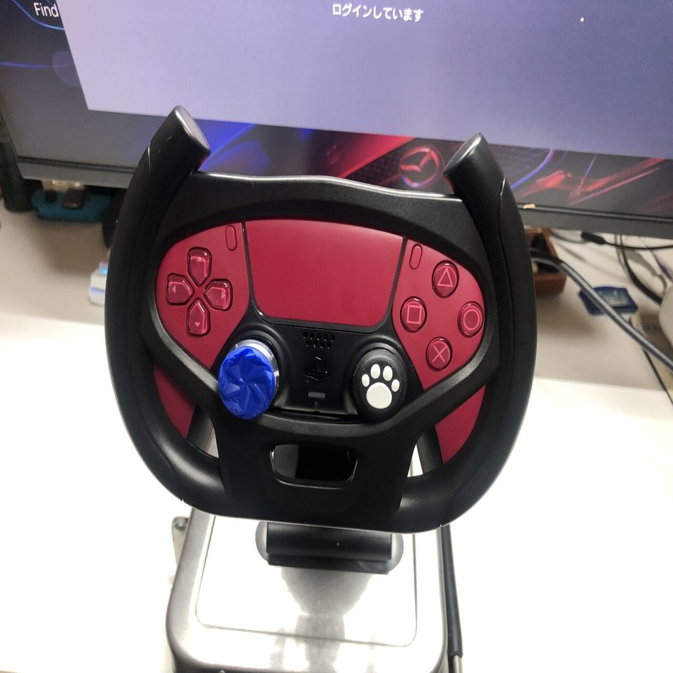 ps5コントローラーを使うハンコンを試しに買ってみた話。｜七宮まる/な